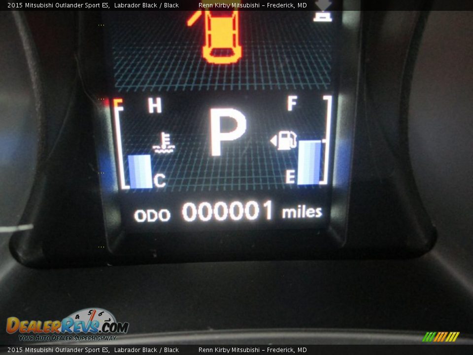 2015 Mitsubishi Outlander Sport ES Labrador Black / Black Photo #15