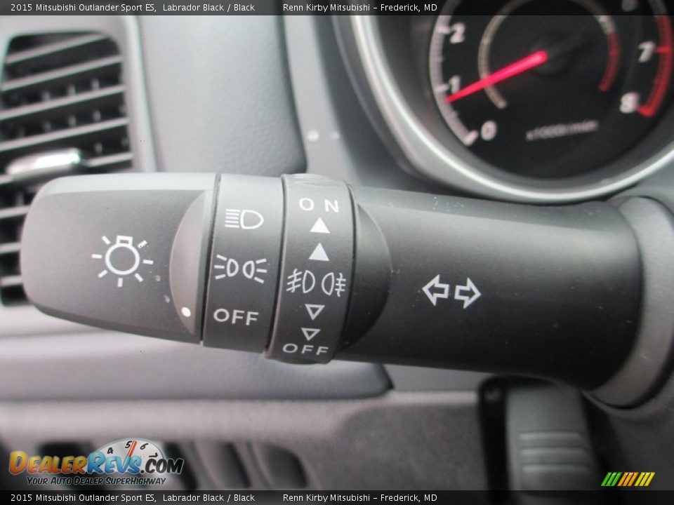 2015 Mitsubishi Outlander Sport ES Labrador Black / Black Photo #16