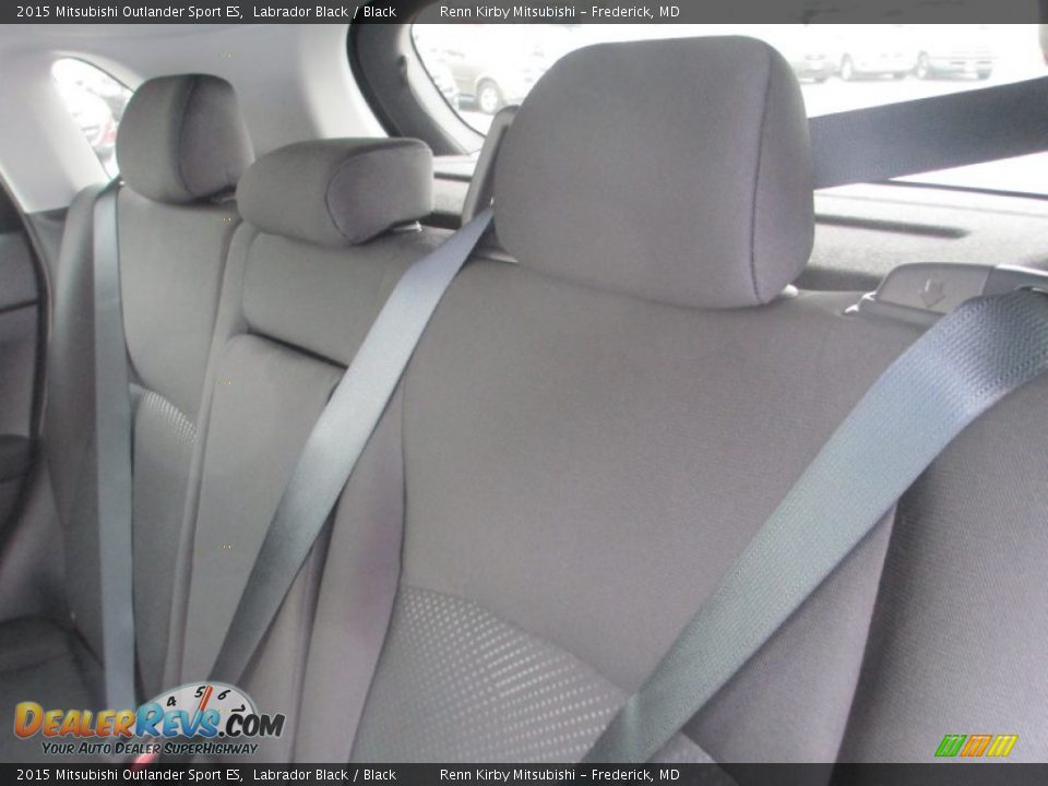 2015 Mitsubishi Outlander Sport ES Labrador Black / Black Photo #23