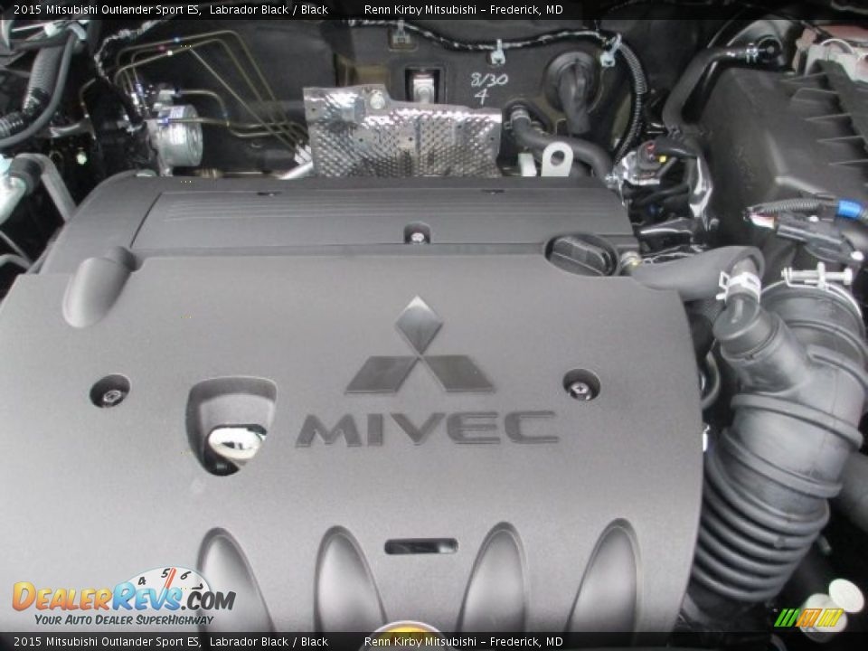 2015 Mitsubishi Outlander Sport ES Labrador Black / Black Photo #28