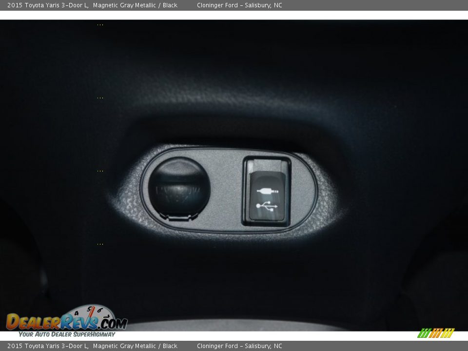 2015 Toyota Yaris 3-Door L Magnetic Gray Metallic / Black Photo #12