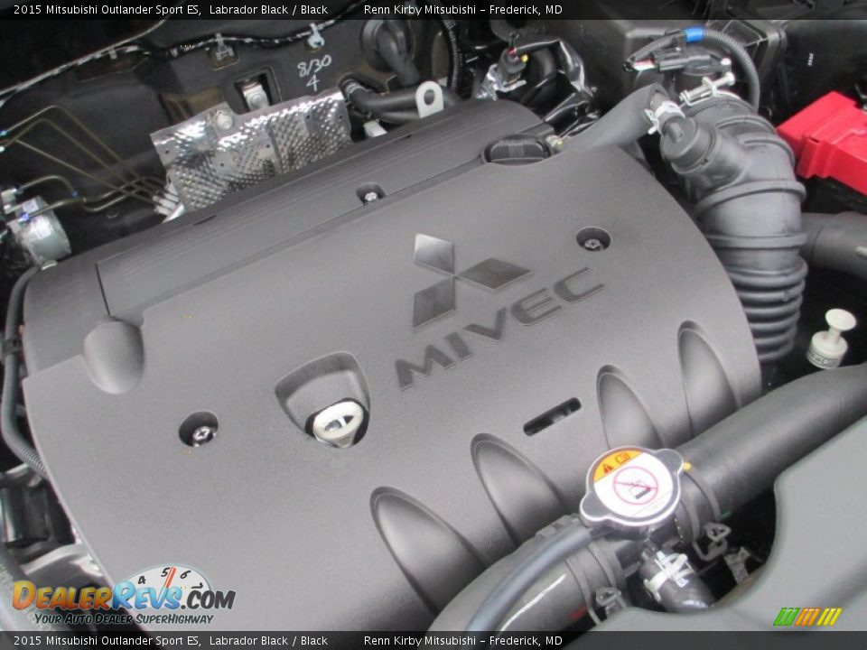 2015 Mitsubishi Outlander Sport ES Labrador Black / Black Photo #29