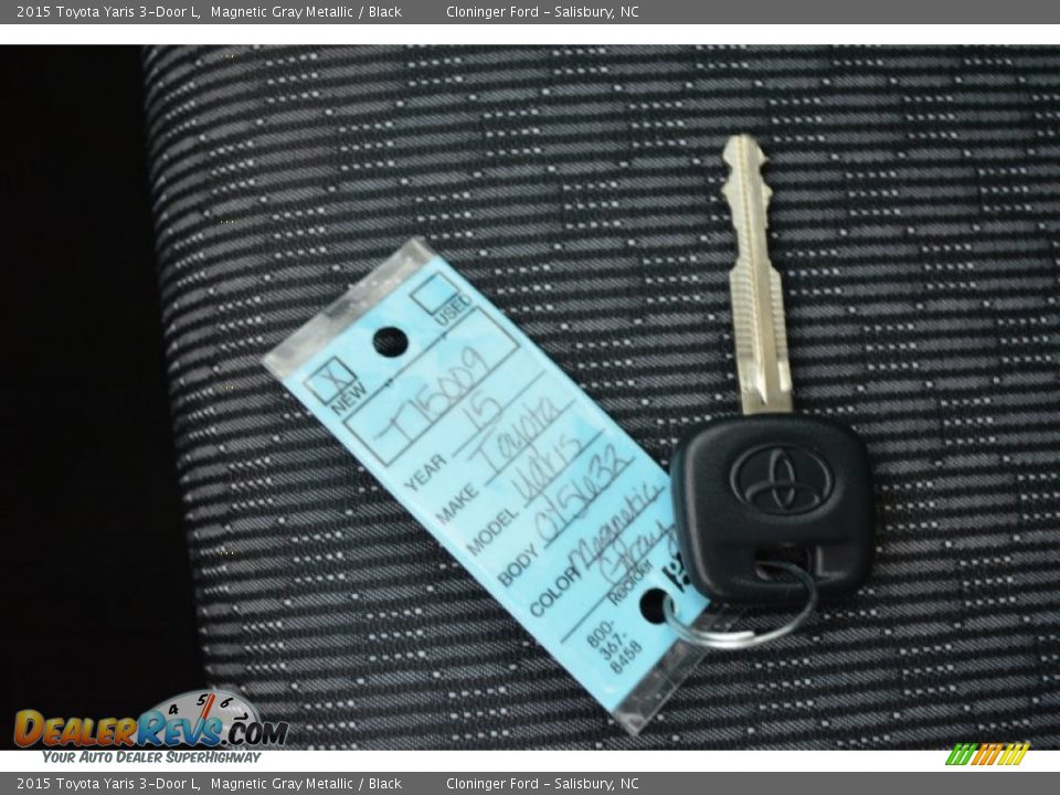 2015 Toyota Yaris 3-Door L Magnetic Gray Metallic / Black Photo #15