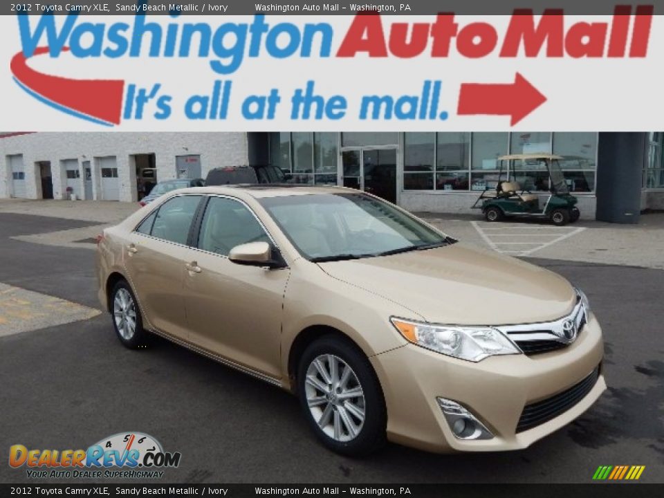 2012 Toyota Camry XLE Sandy Beach Metallic / Ivory Photo #1