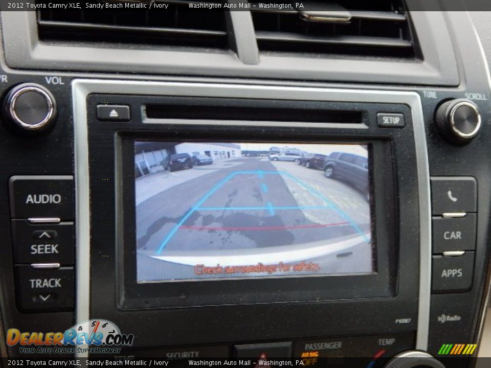 2012 Toyota Camry XLE Sandy Beach Metallic / Ivory Photo #15