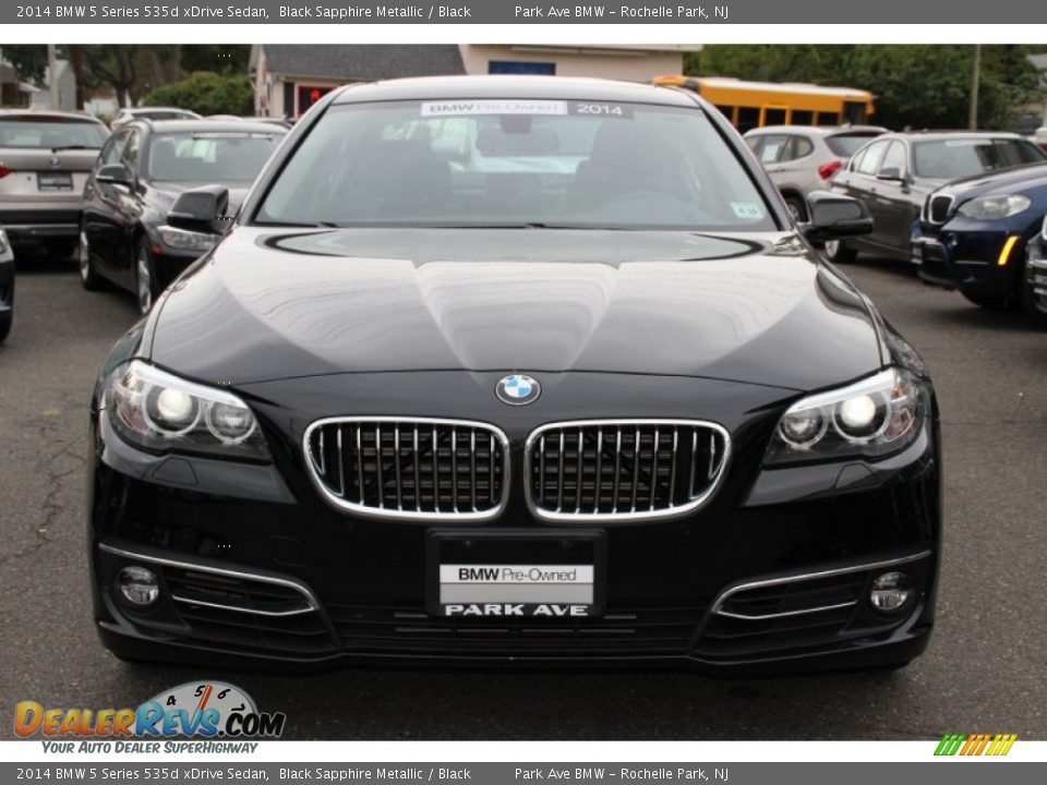 2014 BMW 5 Series 535d xDrive Sedan Black Sapphire Metallic / Black Photo #7