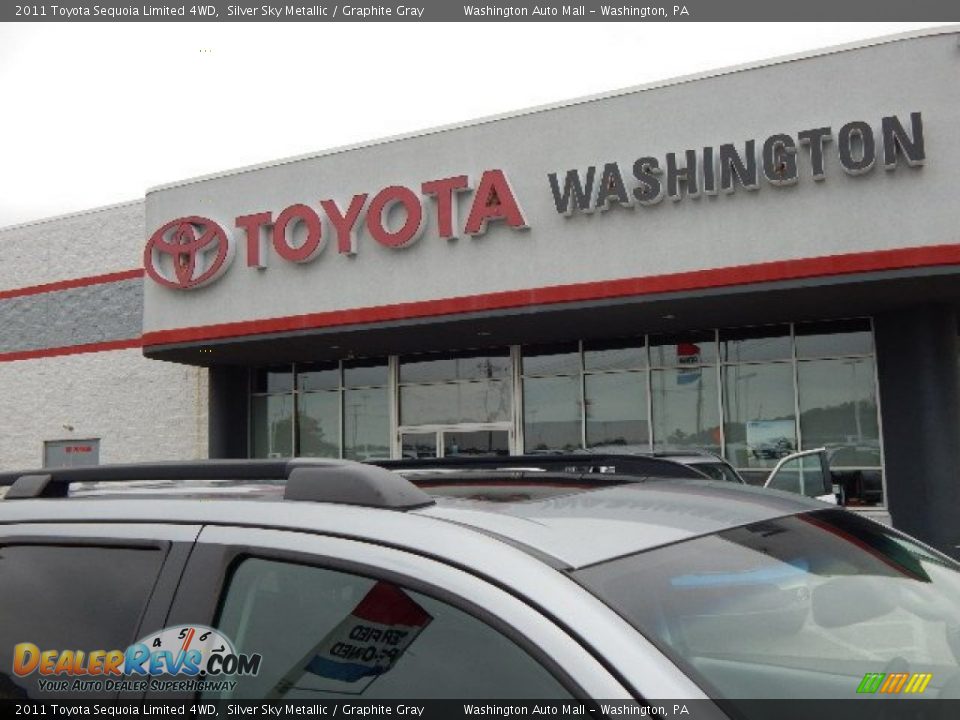 2011 Toyota Sequoia Limited 4WD Silver Sky Metallic / Graphite Gray Photo #3
