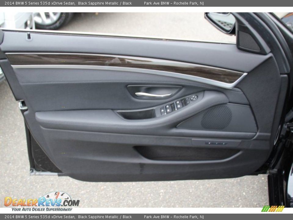 2014 BMW 5 Series 535d xDrive Sedan Black Sapphire Metallic / Black Photo #8