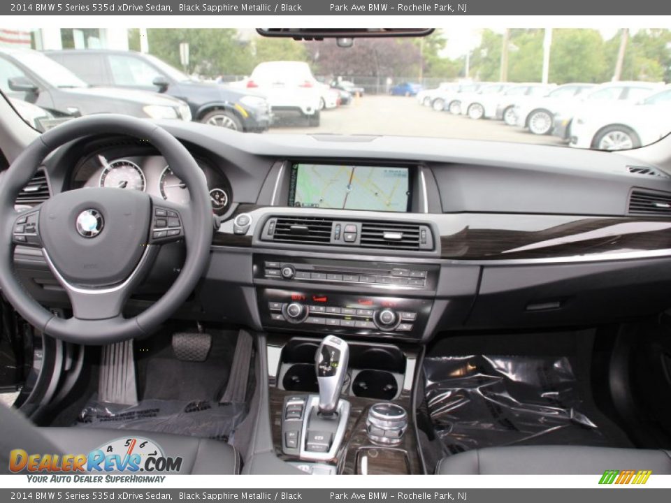 2014 BMW 5 Series 535d xDrive Sedan Black Sapphire Metallic / Black Photo #15