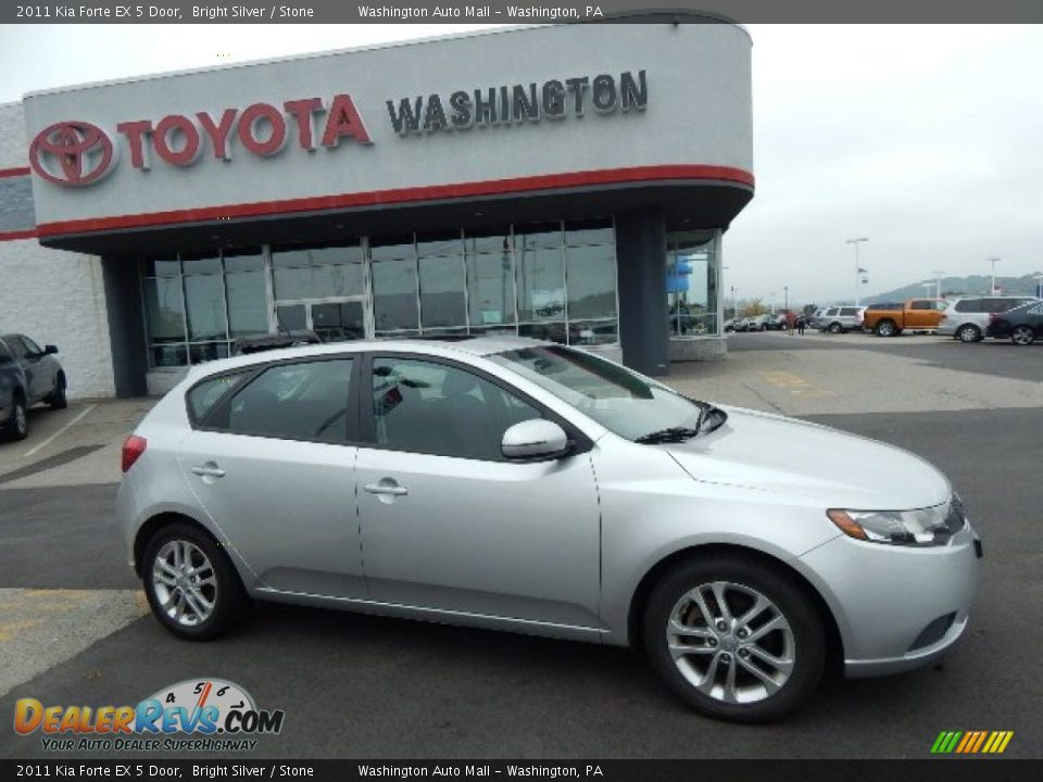 2011 Kia Forte EX 5 Door Bright Silver / Stone Photo #2