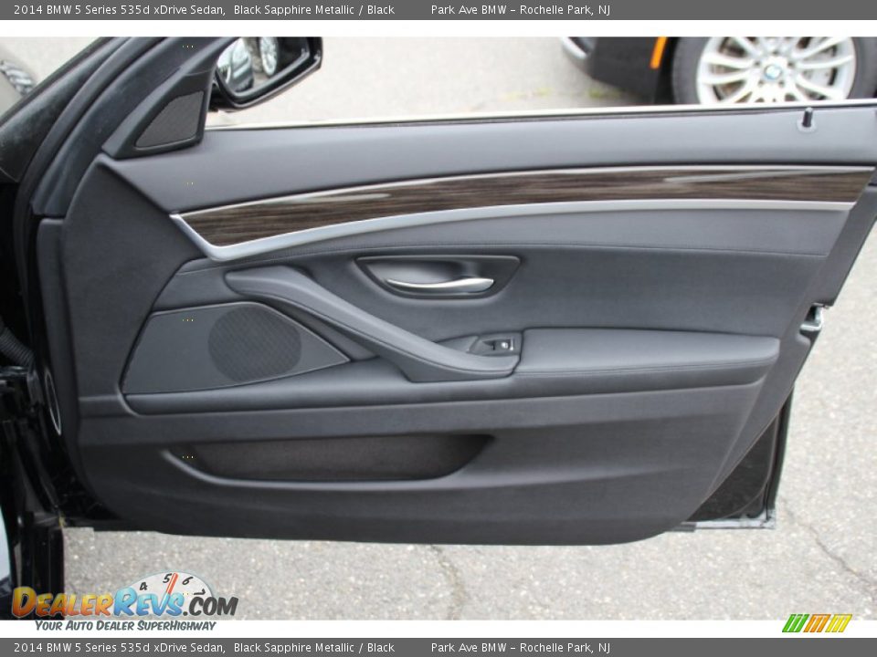 2014 BMW 5 Series 535d xDrive Sedan Black Sapphire Metallic / Black Photo #26
