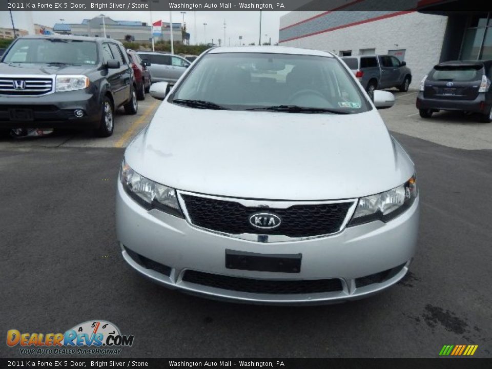 2011 Kia Forte EX 5 Door Bright Silver / Stone Photo #5