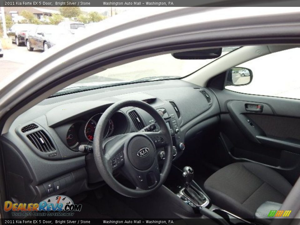 2011 Kia Forte EX 5 Door Bright Silver / Stone Photo #12