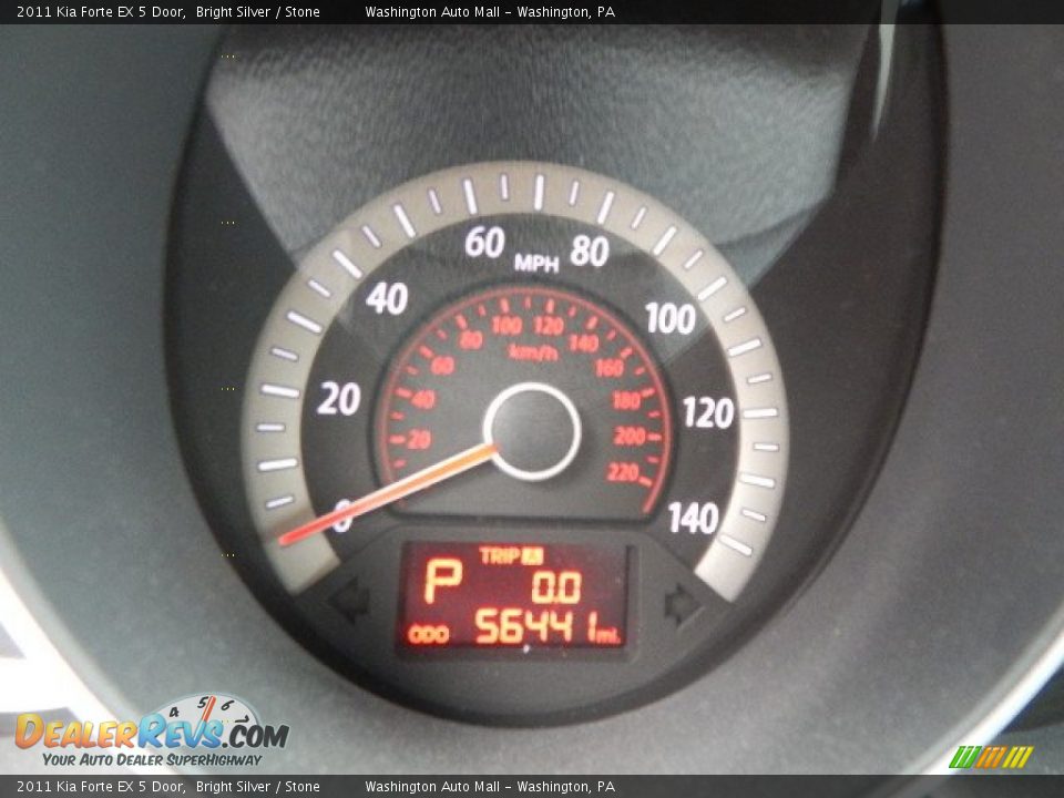 2011 Kia Forte EX 5 Door Bright Silver / Stone Photo #20