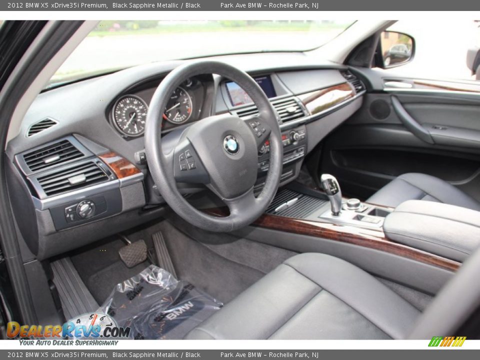 2012 BMW X5 xDrive35i Premium Black Sapphire Metallic / Black Photo #11