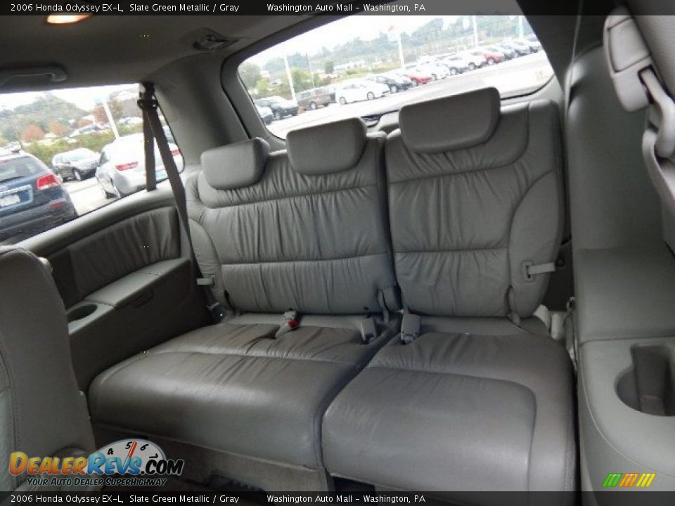 2006 Honda Odyssey EX-L Slate Green Metallic / Gray Photo #16