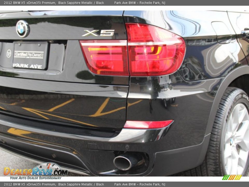 2012 BMW X5 xDrive35i Premium Black Sapphire Metallic / Black Photo #25