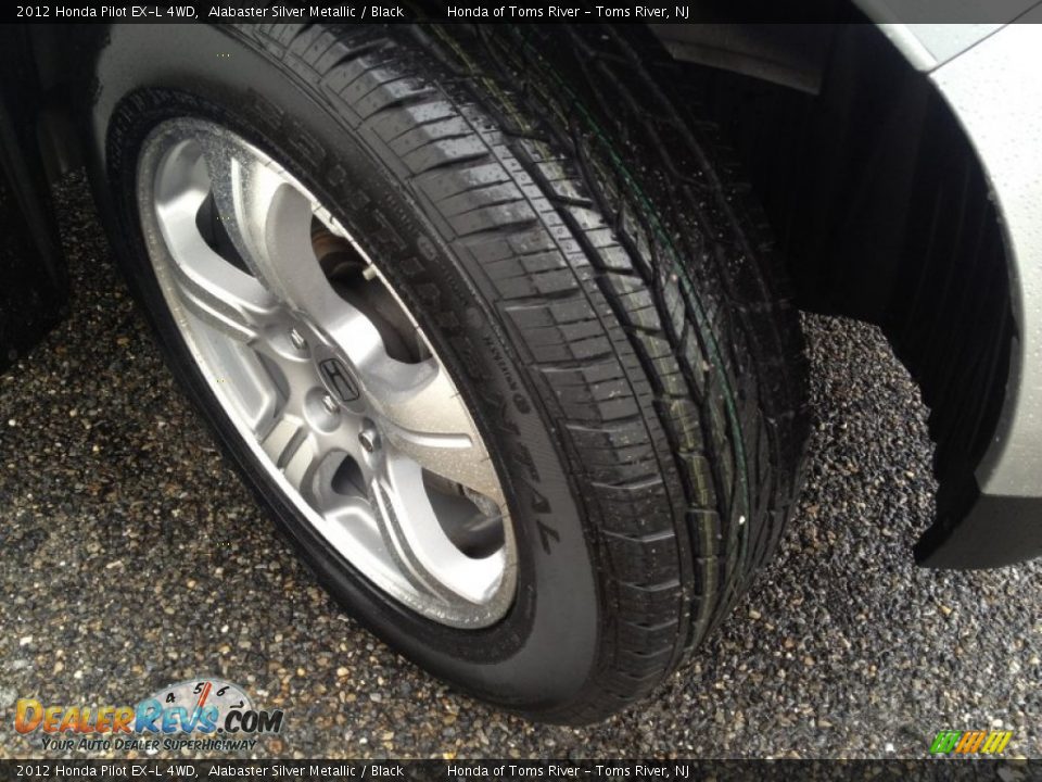 2012 Honda Pilot EX-L 4WD Alabaster Silver Metallic / Black Photo #2