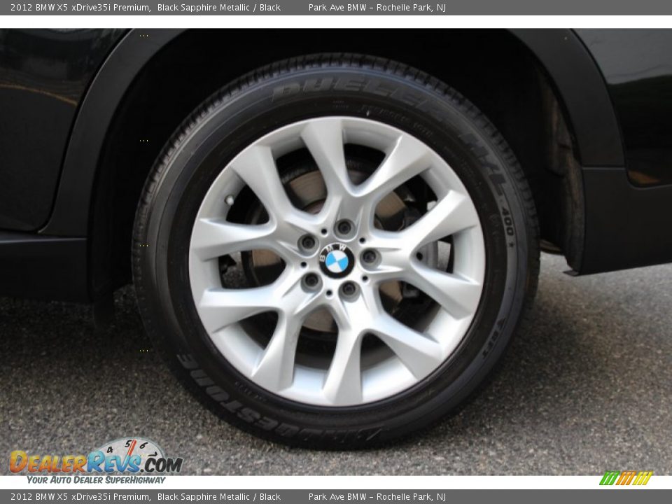 2012 BMW X5 xDrive35i Premium Black Sapphire Metallic / Black Photo #34