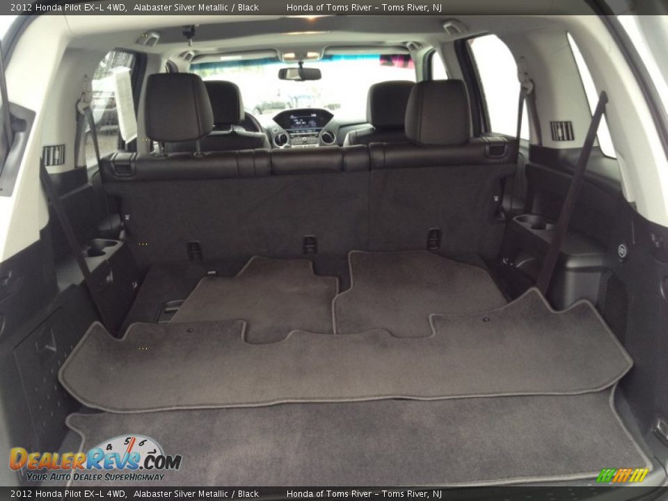 2012 Honda Pilot EX-L 4WD Alabaster Silver Metallic / Black Photo #9
