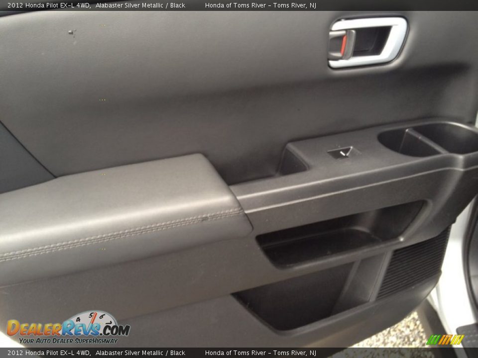 2012 Honda Pilot EX-L 4WD Alabaster Silver Metallic / Black Photo #10