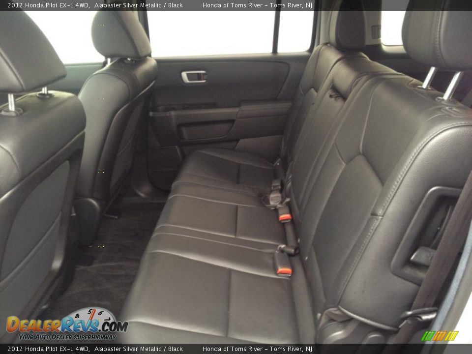 2012 Honda Pilot EX-L 4WD Alabaster Silver Metallic / Black Photo #11