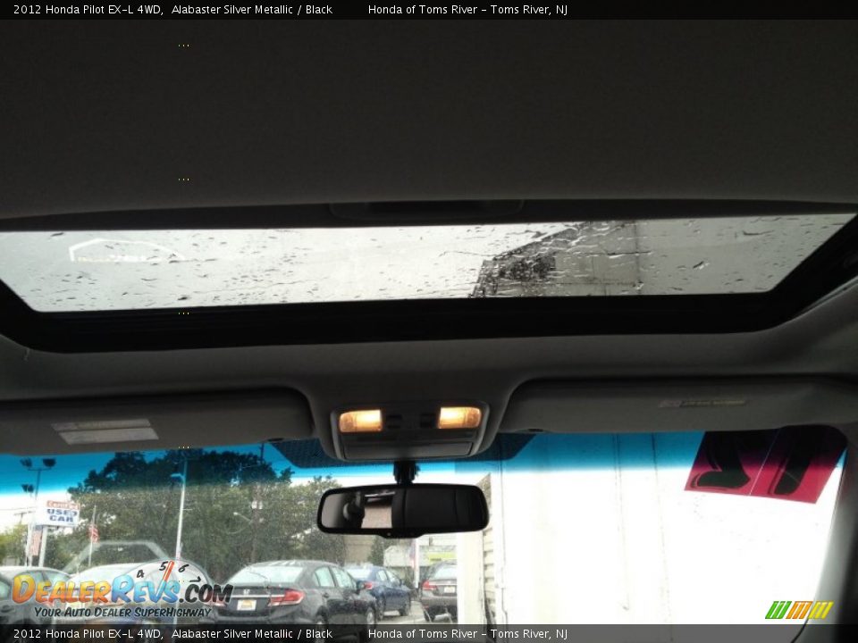 2012 Honda Pilot EX-L 4WD Alabaster Silver Metallic / Black Photo #12