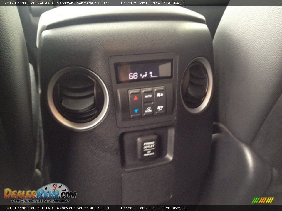 2012 Honda Pilot EX-L 4WD Alabaster Silver Metallic / Black Photo #14