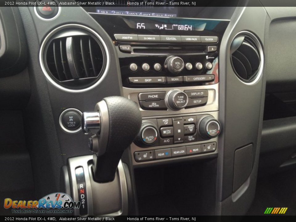 2012 Honda Pilot EX-L 4WD Alabaster Silver Metallic / Black Photo #19