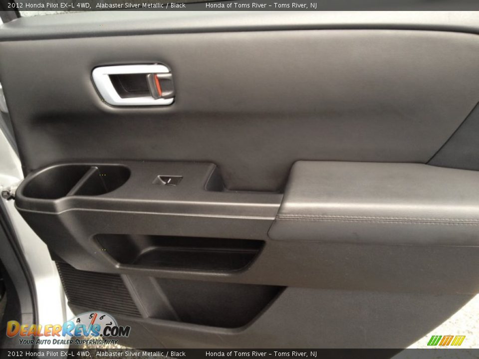 2012 Honda Pilot EX-L 4WD Alabaster Silver Metallic / Black Photo #25