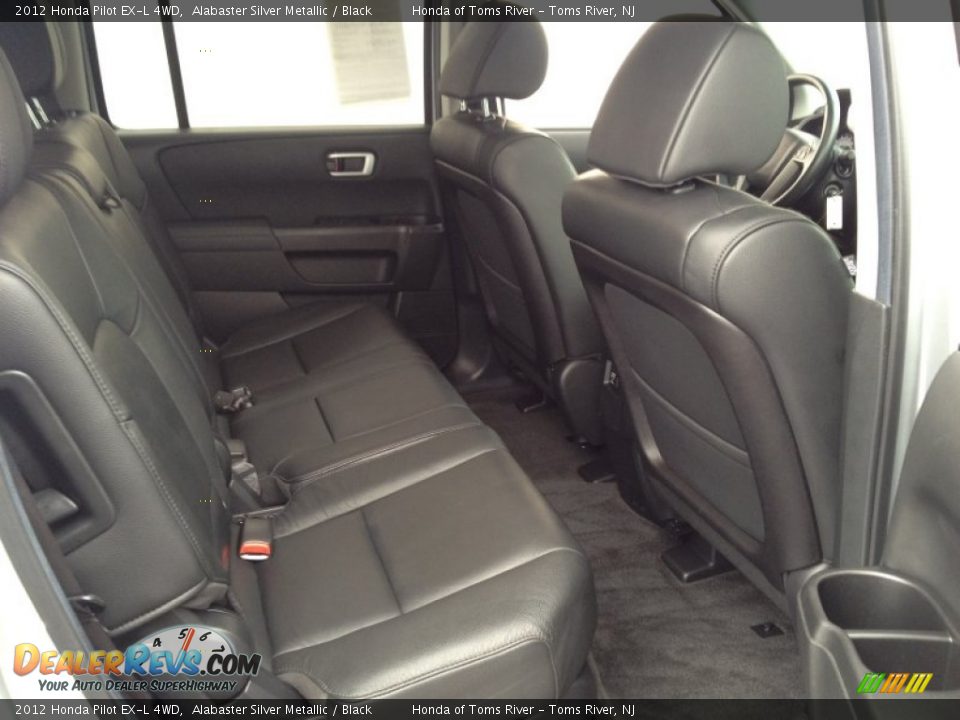 2012 Honda Pilot EX-L 4WD Alabaster Silver Metallic / Black Photo #26