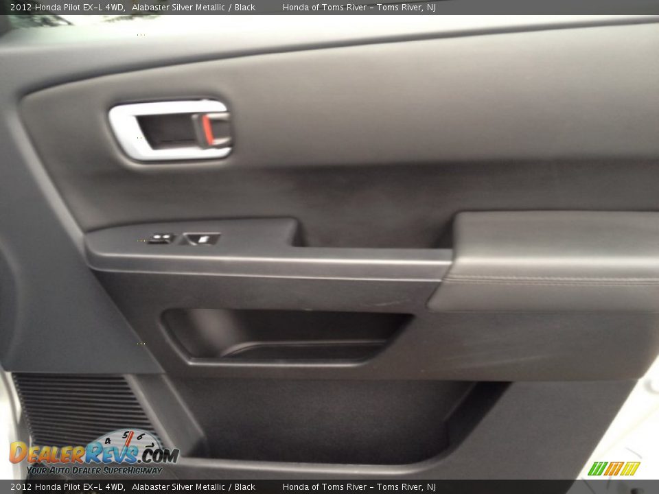 2012 Honda Pilot EX-L 4WD Alabaster Silver Metallic / Black Photo #28
