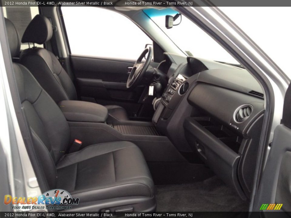 2012 Honda Pilot EX-L 4WD Alabaster Silver Metallic / Black Photo #30