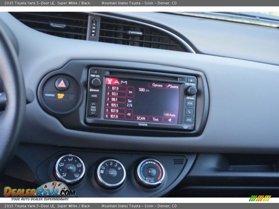 Controls of 2015 Toyota Yaris 5-Door LE Photo #6