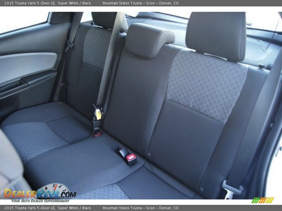 Rear Seat of 2015 Toyota Yaris 5-Door LE Photo #7