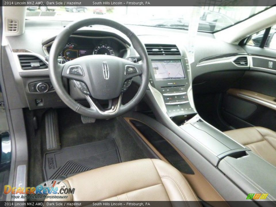 Hazelnut Interior - 2014 Lincoln MKZ AWD Photo #16