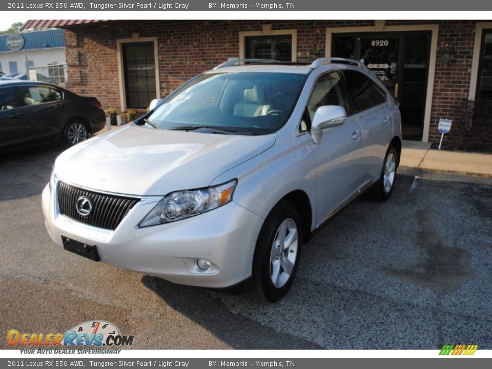 2011 Lexus RX 350 AWD Tungsten Silver Pearl / Light Gray Photo #1