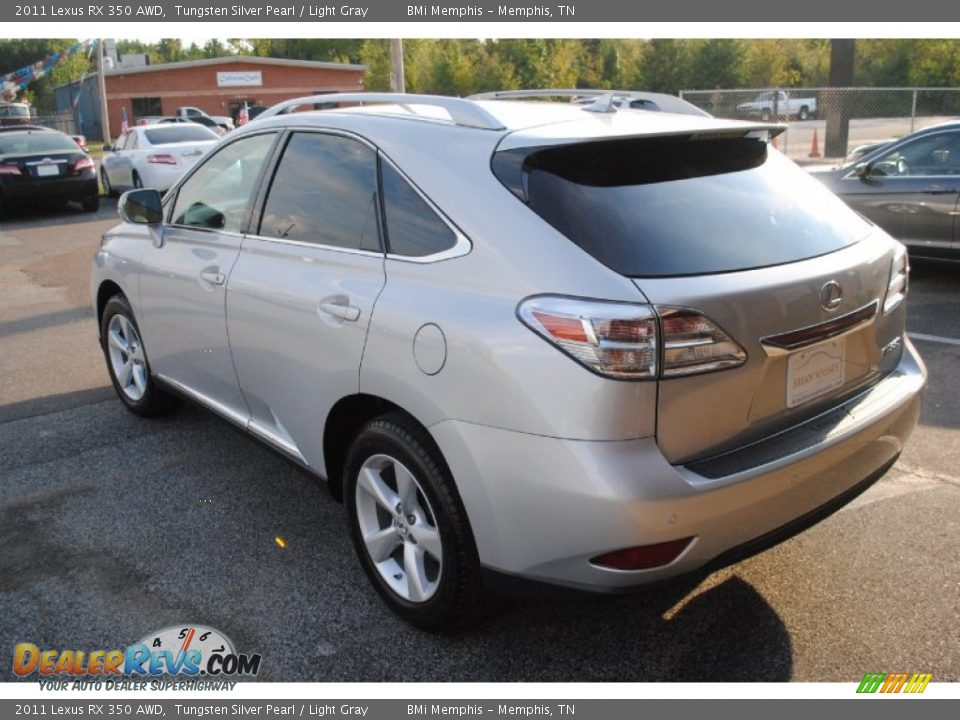 2011 Lexus RX 350 AWD Tungsten Silver Pearl / Light Gray Photo #3