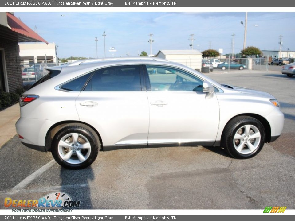 2011 Lexus RX 350 AWD Tungsten Silver Pearl / Light Gray Photo #6