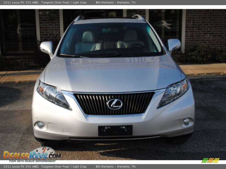 2011 Lexus RX 350 AWD Tungsten Silver Pearl / Light Gray Photo #8