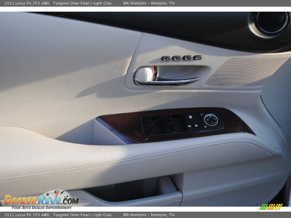 2011 Lexus RX 350 AWD Tungsten Silver Pearl / Light Gray Photo #9