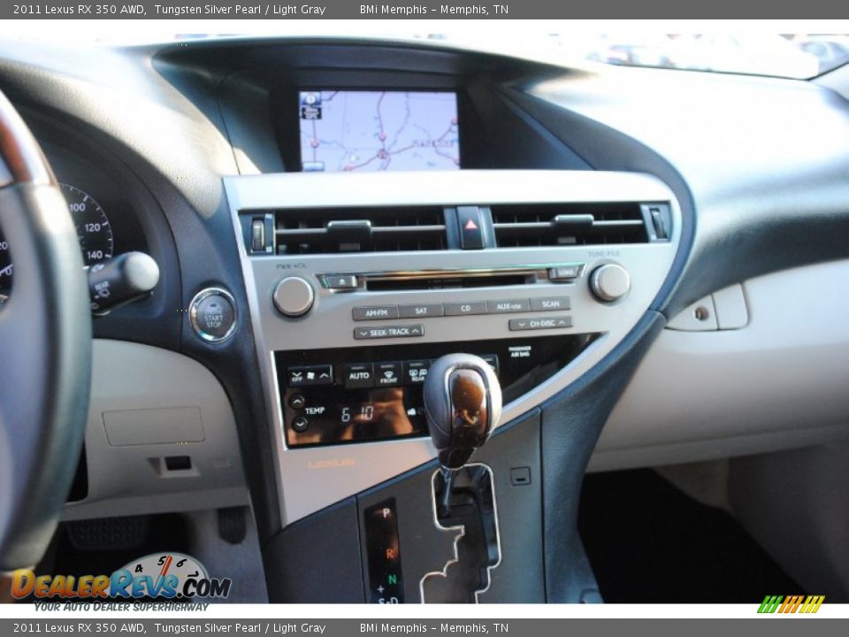 2011 Lexus RX 350 AWD Tungsten Silver Pearl / Light Gray Photo #13