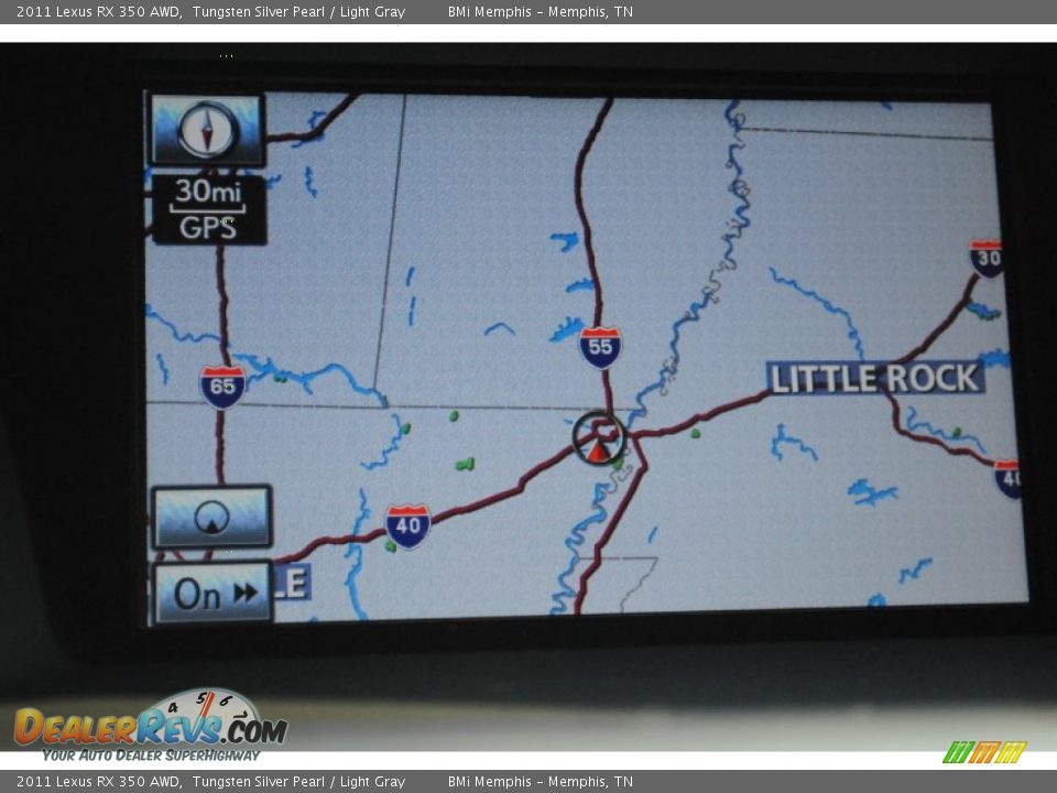 2011 Lexus RX 350 AWD Tungsten Silver Pearl / Light Gray Photo #14