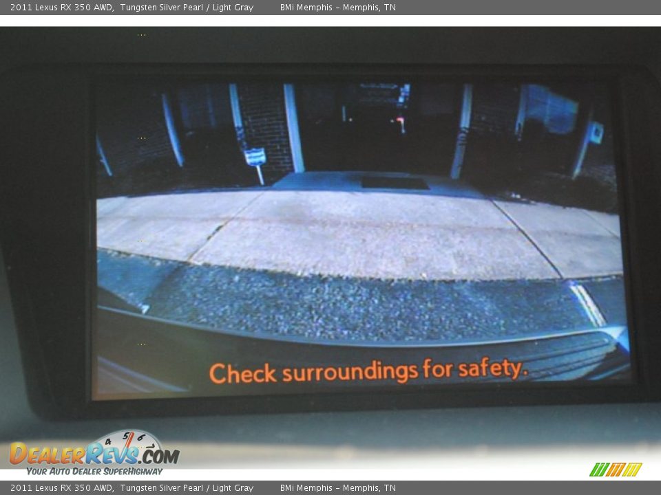 2011 Lexus RX 350 AWD Tungsten Silver Pearl / Light Gray Photo #15