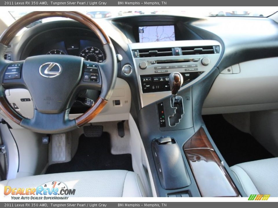 2011 Lexus RX 350 AWD Tungsten Silver Pearl / Light Gray Photo #16