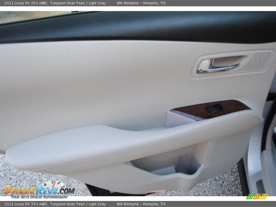 2011 Lexus RX 350 AWD Tungsten Silver Pearl / Light Gray Photo #18