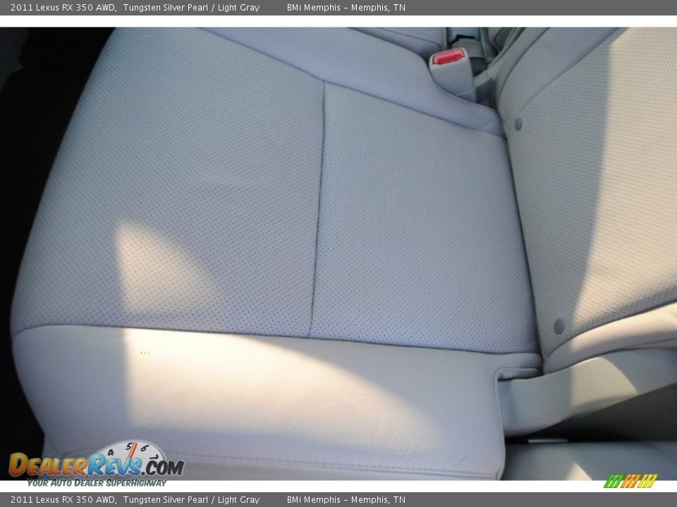 2011 Lexus RX 350 AWD Tungsten Silver Pearl / Light Gray Photo #20
