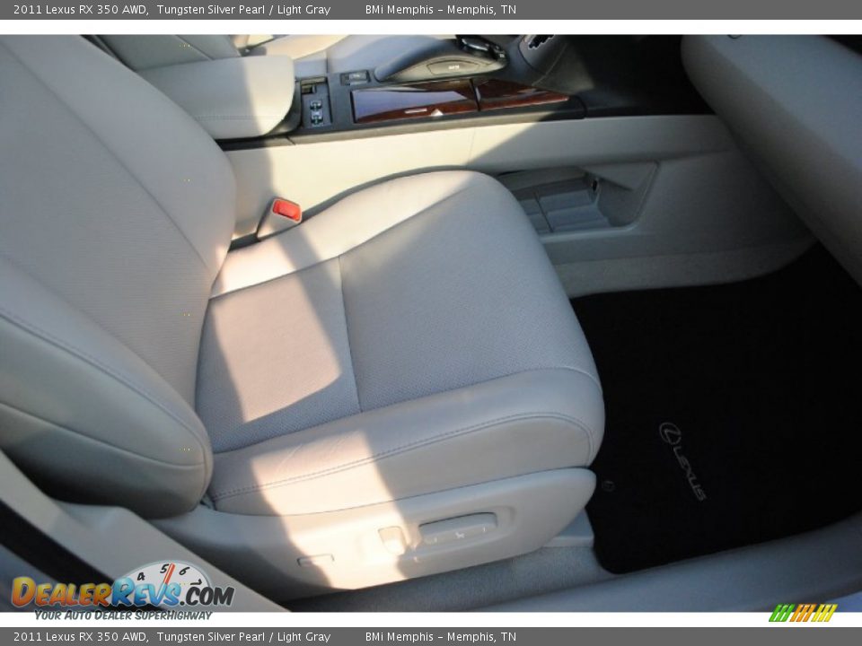 2011 Lexus RX 350 AWD Tungsten Silver Pearl / Light Gray Photo #24