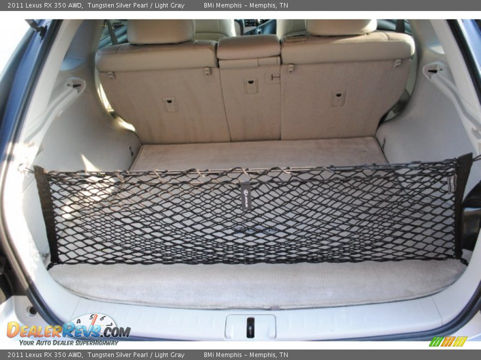 2011 Lexus RX 350 AWD Tungsten Silver Pearl / Light Gray Photo #28