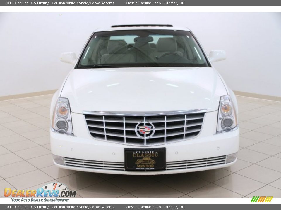 2011 Cadillac DTS Luxury Cotillion White / Shale/Cocoa Accents Photo #2